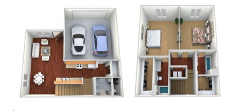 2 Bedroom-2.5 Bathroom at Graystone Townhomes, Sioux Falls, SD